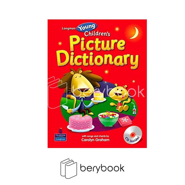 picture dictionary / young children / پیکچر دیکشنری / جلد قرمز